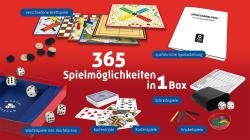 Spielesammlung - 365 Spiele (Karten-, Würfel- und Brettspiele) 