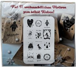 Adventkalender Bastel-Set Natur