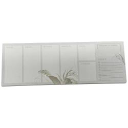 Wochenplaner To-Do-Listen lang beidseitig bedruckt 52 Blatt 10,5 x 29 cm 2-fach sortiert