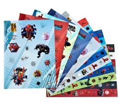 Sticker-Set Spiderman 8 Bögen bunt