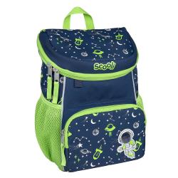 SCOOLI Kinderrucksack Anton Astronaut Mini-Me ca. 8 Liter dunkelblau