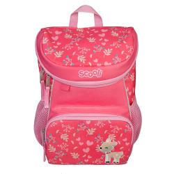 SCOOLI Kinderrucksack Mini-Me Daisy Deer 8 l rosa