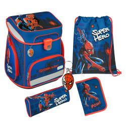 SCOOLI Schultaschen-Set Easy Fit: Spider-Man 5-teilig bunt