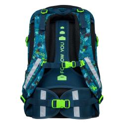 NEOXX Schulrucksack Active Pro Petrol extreme ca. 26 l türkis