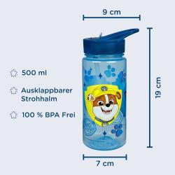 Trinkflasche Paw Patrol 500 ml bunt