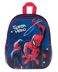 3D Kinderrucksack Spiderman blau/rot