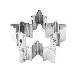 ZENKER Ausstecher Schneeflocke klein 5,3 x 5 cm silber