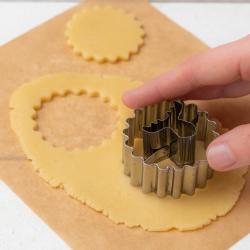 ZENKER Ausstecher Linzer mit Elchkopf Ø 5,4 cm silber