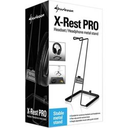 Sharkoon X-Rest PRO, Headset-Ständer mit integrierter Kabelführung, schwarz 