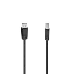 HAMA USB-Kabel USB-A/USB-B 3,5 m schwarz