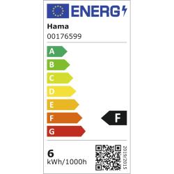 HAMA WLAN-LED-Lampe E14 5,5W dimmbar RGBW Kerze für Sprach-/App-Steuerung	