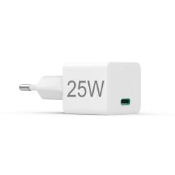 HAMA Schnellladegerät Mini USB-C PD/Qualcomm® 25 W weiß