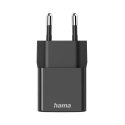 HAMA Schnellladegerät Mini USB-C PD/Qualcomm® 20 W schwarz