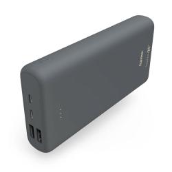 HAMA Powerbank Supreme 24HD 24000 mAh 1x USB-C 2x USB-A grau