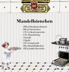 Zettel-Adventskalender - Nostalgische Weihnachtsbäckerei