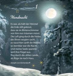 Zettel-Adventskalender - Liegt nun so still die weite Welt