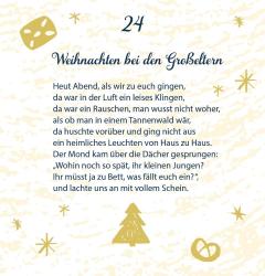 Zettel-Adventskalender - Liegt nun so still die weite Welt