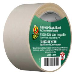 DUCK TAPE® Original Gewebe-Teppichband 50 mm x 10 m natur