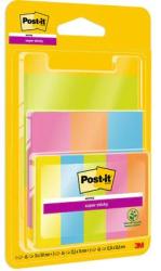 POST-IT Haftnotizen Super Sticky 9 x 45 Blatt + Page Marker