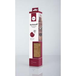 Verpackung für Korkstoff. Farbe: braun. Material: 100% Kork. Dicke: 0,5 mm. Größe: 30-45 cm. Ideal für Bastelprojekte.