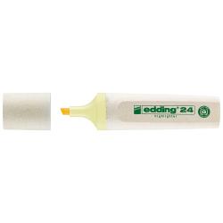 EDDING Leuchtmarker 24 EcoLine Keilspitze 2-5 mm pastell gelb