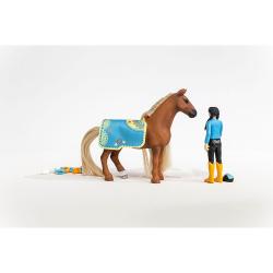 SCHLEICH® Spielfigur Kim & Caramelo Starter Set mehrfarbig