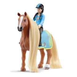 SCHLEICH® Spielfigur Kim & Caramelo Starter Set mehrfarbig