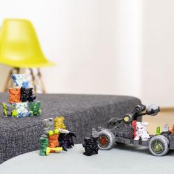 SCHLEICH® Spielfiguren-Set Katapult mit Mini Creature bunt