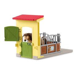 SCHLEICH® Spielfiguren-Set Ponybox mit Islandpferd Hengst bunt