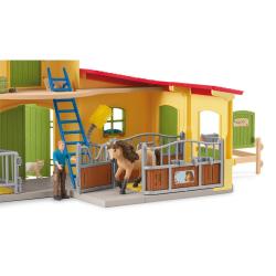 SCHLEICH® Spielfiguren-Set Ponybox mit Islandpferd Hengst bunt