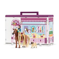 SCHLEICH® Spielfiguren-Set Tier Salon bunt