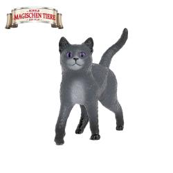 SCHLEICH® Spielfigur Karajan, der Kater aus der Schule der magischen Tiere grau