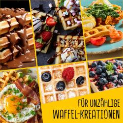 GOURMETMAXX Waffeleisen für Belgische Waffeln