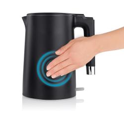 GOURMETMAXX Wasserkocher Cool-Touch 1,7 l 1800 W schwarz