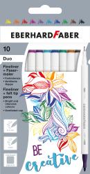 EBERHARD FABER Duo Fineliner/Fasermaler 10 Stück mehrere Farben