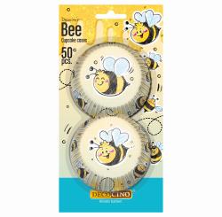 Cupcake-Förmchen mit Bienenmotiven. Verpackung enthält 50 Stück.
