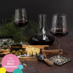 ILP Set Weingläser Wein und Freunde 550 ml 2 Stück transparent