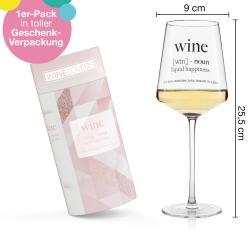 ILP Weinglas Wein Wörterbuch 550 ml 1 Stück transparent 