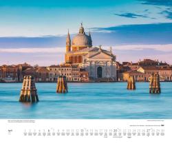 DUMONT - Der Traum von Venedig 2025 Wandkalender, 60x50cm, Kalender mit eindrucksvollen Aufnahmen der Stadt im Wasser