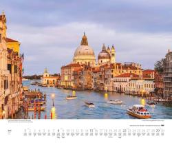 DUMONT - Der Traum von Venedig 2025 Wandkalender, 60x50cm, Kalender mit eindrucksvollen Aufnahmen der Stadt im Wasser