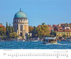 DUMONT - Der Traum von Venedig 2025 Wandkalender, 60x50cm, Kalender mit eindrucksvollen Aufnahmen der Stadt im Wasser