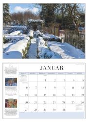 DUMONT - Garten-Kalender 2025 Broschürenkalender, 42x29cm, Wandkalender mit informativen Texten, Kalender mit einer Vielfalt an Blumen und Pflanzen und deutsches Kalendarium