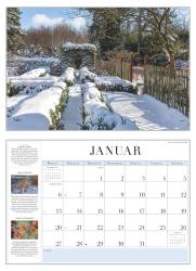 DUMONT - Garten-Kalender 2025 Broschürenkalender, 42x29cm, Wandkalender mit informativen Texten, Kalender mit einer Vielfalt an Blumen und Pflanzen und deutsches Kalendarium