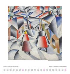 DUMONT - DUMONTS Großer Kunstkalender 2025 Wandkalender, 45x48cm, Kalender mit großen Gemälden berühmter Künstler, Reproduktion von höchster Qualität, mit Erläuterungen zu Künstlern und Gemä