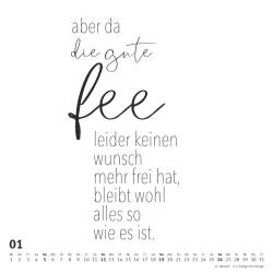 DUMONT - Sprüche im Quadrat 2025 Wandkalender, 23x23cm, Typo-Kalender von FUNI SMART ART, 12 Monatsblätter mit lustigen Sprüchen