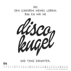 DUMONT - Sprüche im Quadrat 2025 Wandkalender, 23x23cm, Typo-Kalender von FUNI SMART ART, 12 Monatsblätter mit lustigen Sprüchen