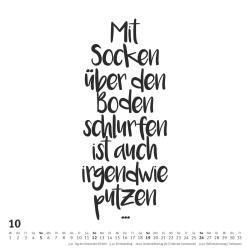 DUMONT - Sprüche im Quadrat 2025 Wandkalender, 23x23cm, Typo-Kalender von FUNI SMART ART, 12 Monatsblätter mit lustigen Sprüchen