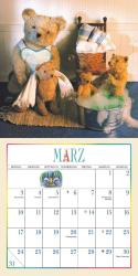 DUMONT - Der Teddybär 2025 Broschürenkalender, 30x30cm, Wandkalender für Sammler und Bärenfreunde, ein beliebter Klassiker seit 1984 im DUMONT-Programm