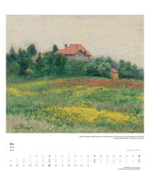 DUMONT - Impressionismus 2025 Wandkalender, 34,5x40cm, Kunstkalender mit zwölf bedeutenden Werken aus der Sammlung Hasso Plattner, mit Erläuterungen über Museum und Werke auf einem Extrablat