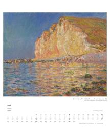 DUMONT - Impressionismus 2025 Wandkalender, 34,5x40cm, Kunstkalender mit zwölf bedeutenden Werken aus der Sammlung Hasso Plattner, mit Erläuterungen über Museum und Werke auf einem Extrablat